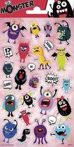 stickervel Monsters junior papier 26 stuks