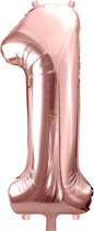 Cijfer 1 (86 cm) - Rosé Goud