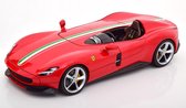 Ferrari Monza SP1 Red with Italian Stripe