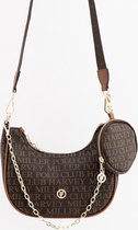 Dames Crossbody tas/Handtas/Schouder tas / Onderarm tas PU-Leer Bruin