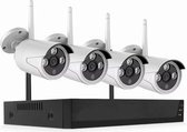 Beveiligingscamera set met 4 Cameras - Nachtzicht - Outdoor Buiten - Home Security Camera Systeem - Wifi Camera Set - - Motion Detector - Beveiligingscamera - 4 Camera’s