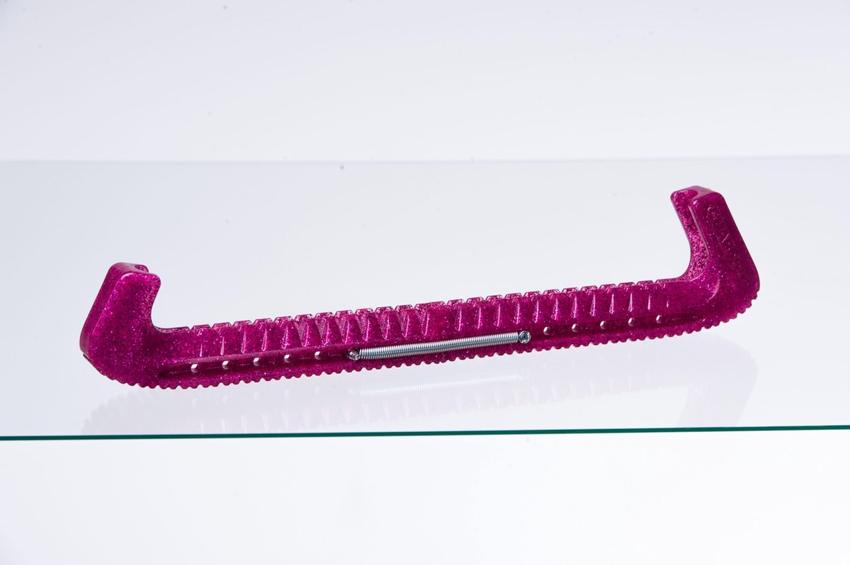 Guardog - Schaatsbeschermer Deluxe Ijshockey/kunst - Tweedelig - Roze Glitter