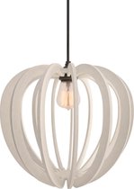 DECOBEL | DECO-VILT | Appel | Maat S | Hanglamp - E27 - Woonkamer - Eetkamer - Duurzaam - Petfles - Industrieel | Wit 20