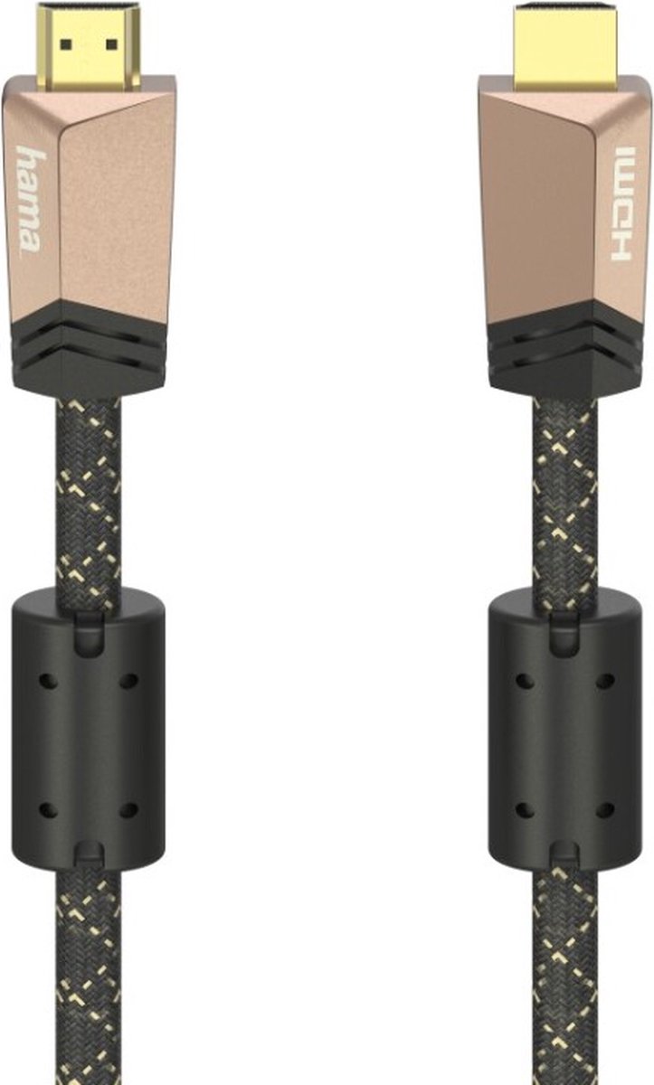 Hama Premium HDMI™-kabel Met Ethernet Conn. - Conn. Ferriet Metaal 3,0 M