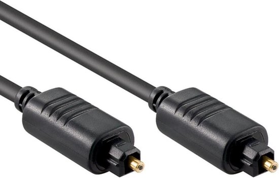 Optische kabel - Toslink - 2 meter - Zwart - Allteq | bol.com