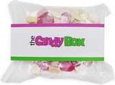 The Candy Box snoep mix snoepzakjes - 'Farm Mix' snoep - Gevuld met 200 gram snoep mix - Uitdeel en verjaardag cadeau man, vrouw, kinderen met: Katja biggetjes, Schuimpjes
