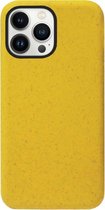 ADEL Tarwe Stro TPU Back Cover Softcase Hoesje Geschikt voor iPhone 13 Pro - Duurzaam Afbreekbaar Milieuvriendelijk Geel