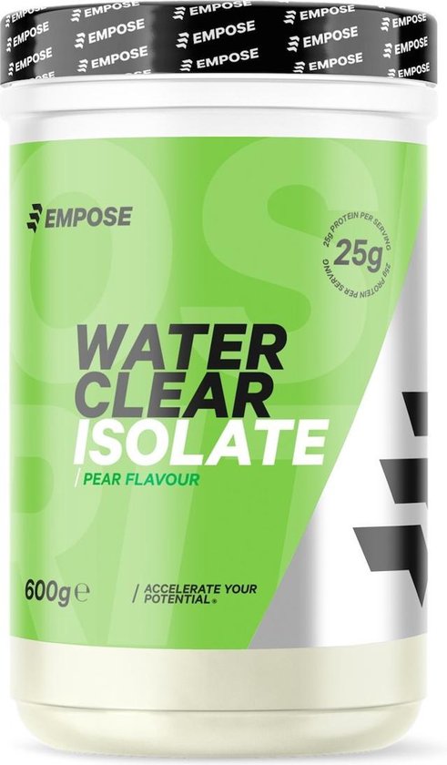 Empose Nutrition Water Clear Isolate - Eiwit Poeder - 600 gr - Pear