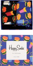 Happy Socks sokken - Hamburger Gift Box - Unisex - Maat: 36-40