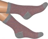 Bonnie Doon  - Dames - Sokken  - Cosy Sparkle Sock  - Oud Roze/Old Pink - Maat 36-42