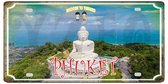 Retro Muur Decoratie uit Metaal Thailand Phuket 30x15CM DC-1469