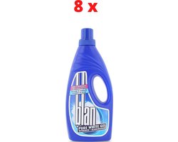 BLAN - pure white gel - witmaker - voor witte was - 8 x 1 L - Voordeelverpakking