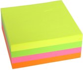 Info Notes Memoblok 7,5 Cm Geel/groen/roze/oranje 320 Vellen