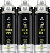 MTN PRO Color Paint RAL Spuitverf - 6 stuks - Pebble Grey - 400ml