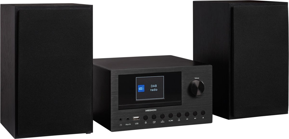 Impianto Audio Micro MEDION P85003 - Radio Internet, DAB+, Bluetooth, CD, 2x15W, Nero - Foto 2