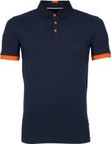 Suitable Polo Fluor Navy - maat L