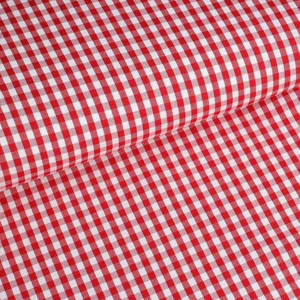 Funkytex Terlanka Brabantsbont ( BB) ruit rood 3 meter