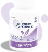 Selenium + Vitamine E | 60 tabletten | Beschermt tegen oxidatieve stress | Made in Belgium | LEPIVITS
