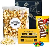 Pathé Thuis brievenbus filmpakket met ZOETE popcorn | Brievenbuscadeau - Brievenbus kado - Brievenbuspakketje - Verjaardagscadeau