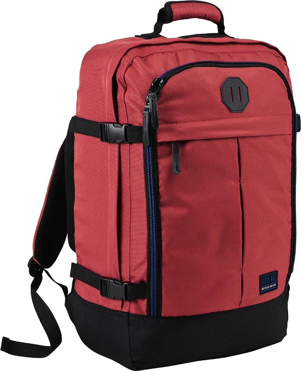 CabinMax Metz Reistas– Handbagage 44L- Rugzak – Schooltas - Backpack 55x40x20cm – Lichtgewicht - Cheyenne Red