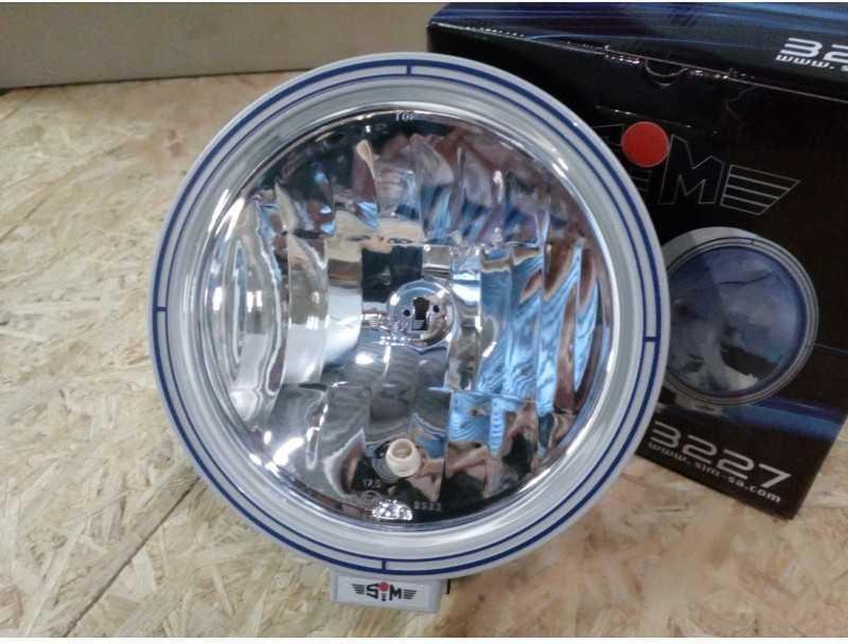 Feux de jour rond 70mm 9 LED pour voiture, moto et quad