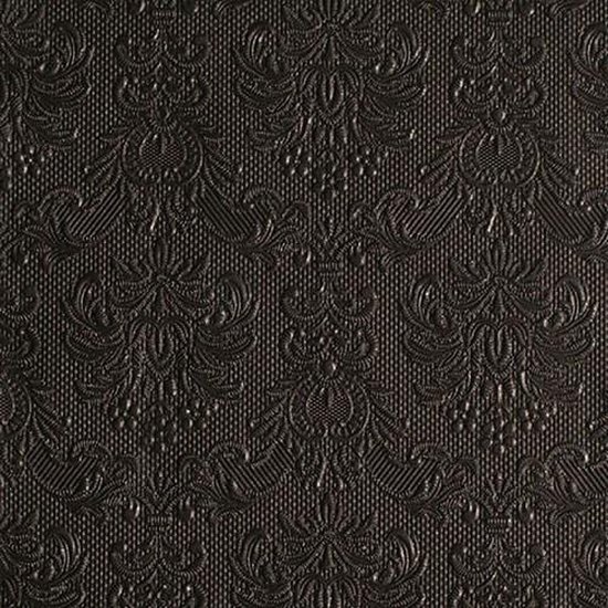 Ambiente - Elegance Black servetten - Zwart - 3-laags - 100% FSC - 33x33cm