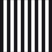 Ambiente Stripes Black papieren servetten