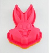 Bug Bunny Konijn - Siliconen cake / taart vorm cartoon - 23 cm x 12 cm
