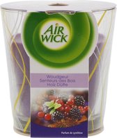 Air Wick | 4x Air Wick geurkaars woudgeur bosvruchten | 4x geurkaars in glas