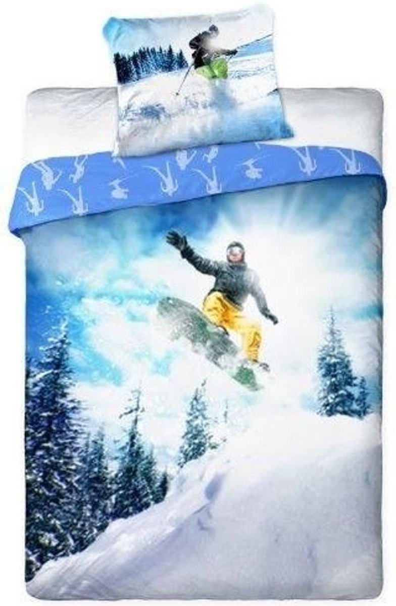 Sport Boarden - Dekbedovertrek - 140 x 200 cm - Multi
