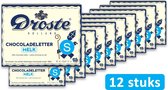 Droste Chocoladeletter Melk - Letter S - 12 stuks á 135 gram