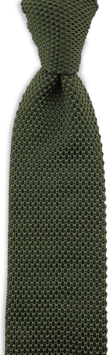 Sir Redman - gebreide stropdas - forest - polyester - forest groen