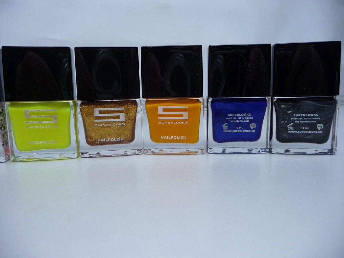 Superlooks nagellak assortiment opvallende kleuren 10 flacons 12 ml