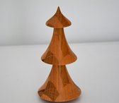 Houten hand gedraaide kerstboom