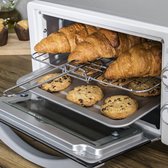 Cecotec - Elektrische mini-oven - Vrijstaande Oven -  Bake'n Toast 1000W - 10 Liter - Roestvrij staal - Temperatuur max.: 230ºC