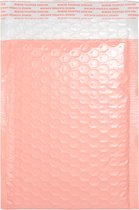 Luchtkussen Enveloppen, 30 Stuks, 25 x 15 cm, Roze - Peach, oranje, Bubbeltjes Plastic Enveloppen, Verpakking, Verzending, Zelfklevende Strip, Verzendzakken