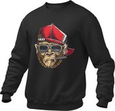 Heren Trui - Smoking Hip Hop Ape - Hip Hop Street Wear