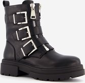 Blue Box dames biker boots - Zwart - Maat 38