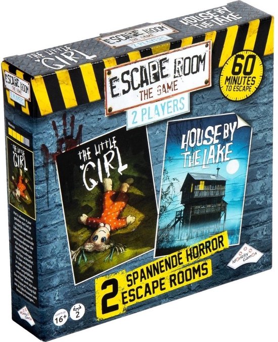 Thumbnail van een extra afbeelding van het spel Spellenbundel - Escape Room - 3 Stuks - The Game basisspel & 2 Player Uitreidingen Horror & Mad House