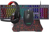 CY Goods Toetsenbord en muis - met headset en muismat - gaming keyboard - gaming muis - gaming headsets - toetsenbord en muis gaming -