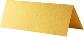 10 plaatsnaamkaarten 7 x 3 cm goudkleurig - plaatskaart - kaart - goud - diner - decoratie