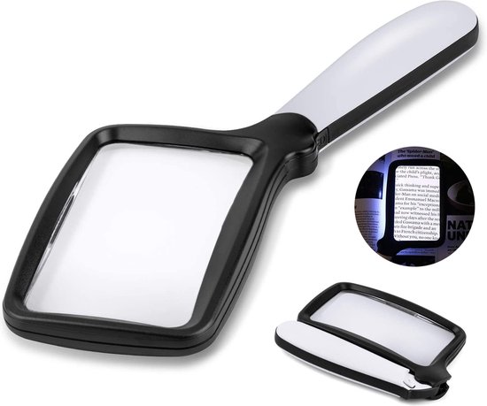Assistix® Vergrootglas met Verlichting – Loep – Leesloep voor Ouderen – Loeplamp met LED verlichting – Vergrootglas voor Volwassenen – Vergrootglas voor Diamond Painting
