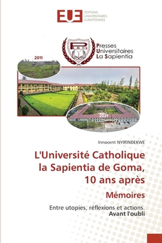 L'Université Catholique la Sapientia de Goma, 10 ans après ... - cover