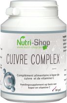 Nutri-shop Cuivre-Complex - Koper en vitamine C - 90 capsules