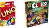Afbeelding van het spelletje Spellenbundel - 2 Stuks - Uno & Cluedo Junior