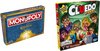 Afbeelding van het spelletje Spellenbundel - 2 Stuks - Monopoly Efteling & Cluedo Junior