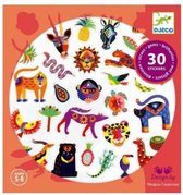 Djeco Stickers - Exotico - 30 stickers