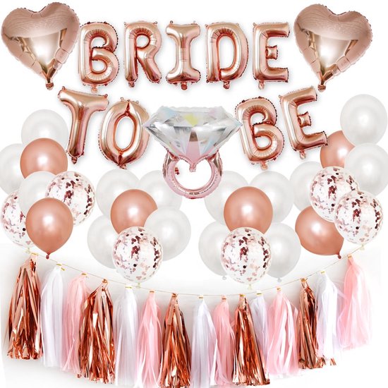 Transistor rand Tub Bride to be vrijgezellenfeest - decoratie - verjaardag - feest - 34 Delig  -Bride to be... | bol.com