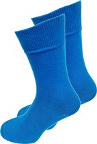 Takoda 100% organisch katoen sokken heren blauw 2 paar maat 44-47