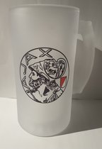 Bierpul met oude Ajax logo/Bierglas voetbal/Ajax bierpul